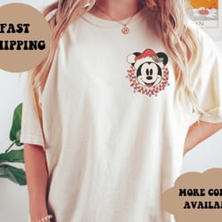 retro mickey shirt, disney christmas shirt, mickey minnie christmas shirt, disney christmas part shirt, matching disney