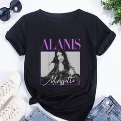 alanis morissette graphic shirt, alanis morissette fan gift tee, alanis morissette tour 2024 shirt, alanis morissette 90