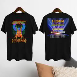 2024 def leppard and journey tour t-shirt, the summer stadium tour 2024 shirt, def leppard fan shirt, journey band merch
