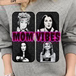mom vibes, spooky mom vibes, halloween, mom, halloween shirt, sublimation digital download png 4 design bundle