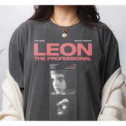 leon the professional t-shirt, vintage classic movie heavyweight