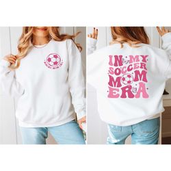 in my soccer mom era sweater, soccer mom