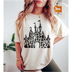 disney castle comfort colors shirt, disneyland shirt, disney