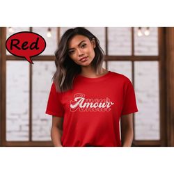 amour shirt, valentine's day t-shirt, matching couples shirt,