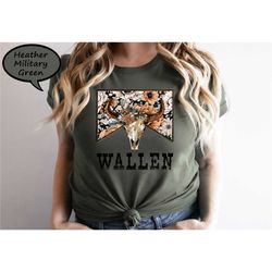 wallen shirt, country music wallen t-shirt, country bullhead
