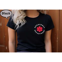 emergency department shirt, er nurse pocket t-shirt, emergency