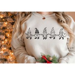 christmas gnomes sweatshirt, gnomes sweatshirt, christmas sweatshirt, cute
