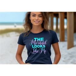 the mermaid looks like me shirt, black girl