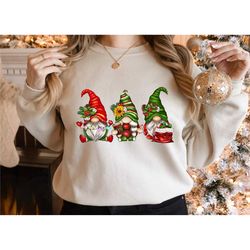 christmas gnomes sweatshirt, gnome sweatshirt, christmas sweatshirt, cute