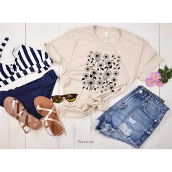 wild flowers tshirt boho wildflowers cottagecore shirt botanical