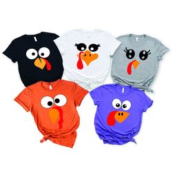 turkey face shirt, funny thanksgiving shirt, thanksgiving family