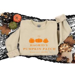 hagrid's pumpkin patch sweatshirt, fall shirt, family matching