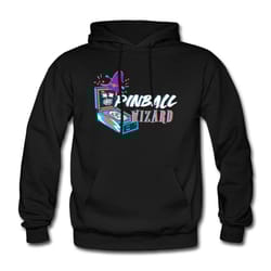 pinball hoodie. pinball machine pullover. pinball machine clothing.