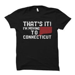 connecticut gift. connecticut shirt. state tshirt. ct shirt.