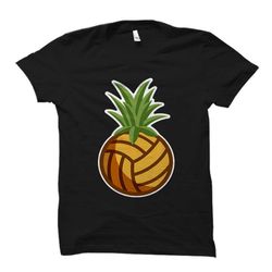 pineapple volleyball shirt. pineapple shirt. pineapple sport shirt.