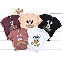 custom disneyland easter egg shirt, easter mickey and friends shirt, easter disneyland shirt, family matching trip shirt