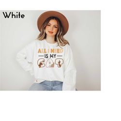 all i need is my cat sweatshirt, cat sweatshirt, cat owner sweatshirt, funny cat sweatshirt, cute cat sweatshirt, gift f