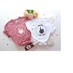 bachelorette party shirts, fun and edgy ride or die til death do us party shirt for bachelorette, bridal party shirt, te