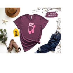ballet shoes shirt, dance shirt, ballet shirt, ballet dancer shirt, ballerina shirt, dance teacher shirt, dance coach sh