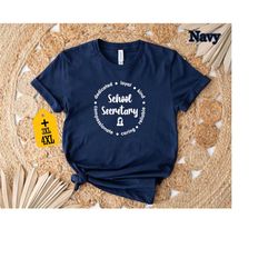school secretary shirt, school team shirt, secretaries day shirt, school staff shirt, cute secretary shirt, secretary ap