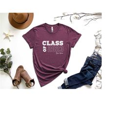 class of 2023 shirt, personalization graduation shirt, graduate shirt, custom shirt, senior shirt, custom graduate shirt