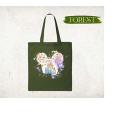 disney mickey tote bag, disney watercolor castle tote bag, disney trip tote bag, disney tote bag, disneyland tote bag, d