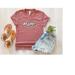 maine shirt, maine t-shirt ,maine gifts, maine lover shirt, maine gift, state shirt, vintage shirt , retro shirt