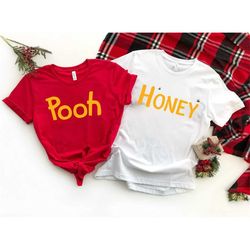 disney pooh couple shirt, winnie the pooh matching