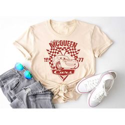 vintage lightning mcqueen shirt, retro disney cars, cars