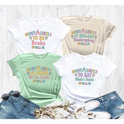 disney shirt, most likely to shirts, disney trip