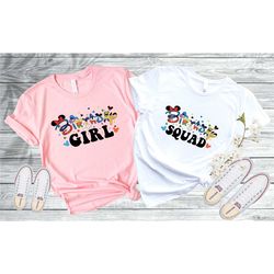 disney birthday girl shirt, disney birthday squad shirt,