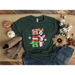 piglet christmas shirt, ho ho ho piglet shirt,