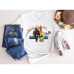 this is the way shirt, the mandalorian shirt,