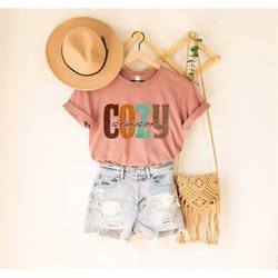 cozy season shirt, autumn doodles shirt, fall vibes