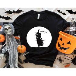 moon witch shirt, halloween shirt, witch shirt, salem