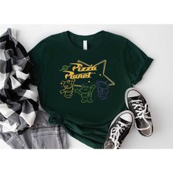 disney toy story pizza planet shirt, disney alien