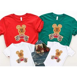 ginger cookies family shirt, disney gingerbread christmas t-shirt,