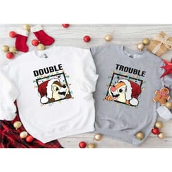 chip and dale christmas shirt, disney christmas trip