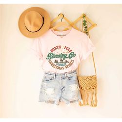 north pole brewing co christmas spirits shirt, merry