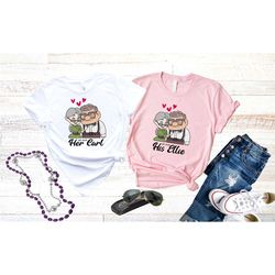 her carl his ellie shirts, carl ellie valentine