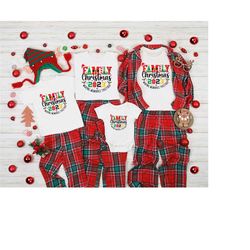 family christmas 2023 making memories together shirt, custom family matching christmas t-shirt, making memories christma