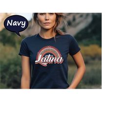 latina shirt, mujer latina t-shirt, rainbow latina shirt, hispanic heritage gift tee, latina pride shirt, latina girl po