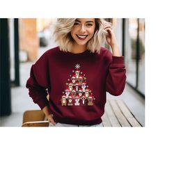 christmas dog tree sweatshirt, merry dogmas christmas hoodie, dog christmas sweatshirt, christmas tree sweatshirt,christ
