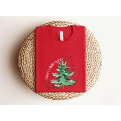 christmas shirts, merry and bright shirt, christmas tree shirt, christmas family shirt, holiday shirt, christmas matchin
