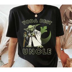 star wars yoda best uncle rebel logo t-shirt , disneyland family vacation  trip  gift tee, disneyland trip outfits for k