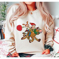 disney toy story woody jessie bullseye christmas light shirt, disneyland xmas matching shirt, walt disney world tee, dis