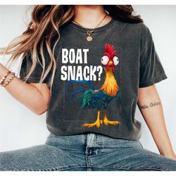 disney moana hei hei boat snack graphic t-shirt, hei hei shirt, disneyland trip family matching outfits, magic kingdom s