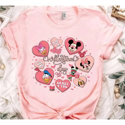 disney mickey and minnie magical heart valentines shirt, valentine's day couple matching tee valentine's gift, disneylan