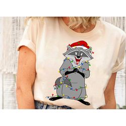 disney pocahontas meeko lights shirt, disney santa meeko tee, disneyland xmas matching shirt, walt disney world tee, dis