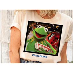 disney muppet graphic kermit the frog shirt, disneyland christmas party matching gift shirt, christmas castle shirt, chr
